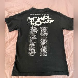Vintage original 2007 My Chemical Romance Black Parade Tour shirt xs